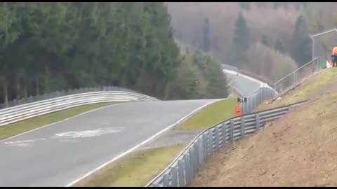 VLN Nürburgring Nordschleife 2015 Horror Crash Nissan GT R