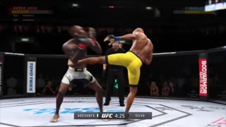 UFC 4 Anderson Sliva Vs Israel Adesanya #shorts