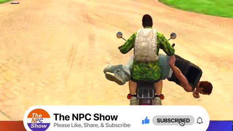 Spinning An NPC On The Wheel of Your Motorcycle In Assault On Cayo Perico In GTA Online