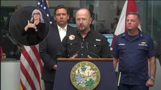 Florida Emergency Official gives an update on Hurricane Ian: "We are starting our 72 hour clock ... We search first, we secure & then we stabilize."