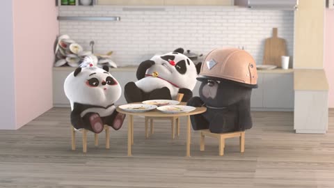 【Bamboo Panda ❤️】 Bamboo needs a washing machine | Chinese Short Animation | 熊猫班卜#funny #panda #パンダ
