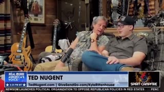 Ted Nugent tells Kyle Rittenhouse Michelle Obama is a man....😳