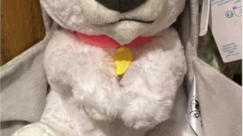 Disney Parks Baby Bolt the Dog in a Hoodie Pouch Blanket Plush Doll #shorts