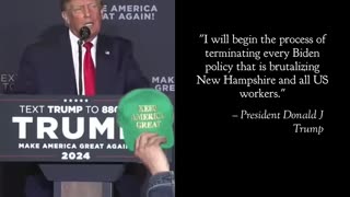 Trump speaks in New Hampshire