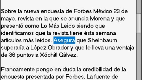 ENCUESTA XÓCHITL GÁLVEZ 42 PUNTOS POR ENCIMA DE SHEINBAUM 11.939 ENCUESTADOS