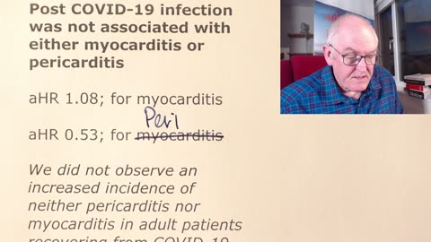 Contradictory information on post covid myocarditis
