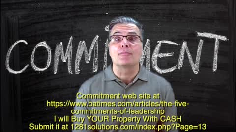 COMMITMENT wants to BUY YOUR Property