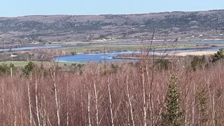 View Of A Annapolis Valley From A Top Of A Spurr Rd In NS