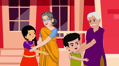 Nana nahi ka ghar cartoon video l saas Bahu ka jhagada