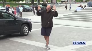 Fetterman 'The installed Senator' returns to Capitol Hill wearing his usual attire....