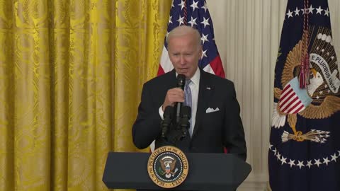 Biden: "We’re also making the biggest investment ever, ever, ever, in climate."