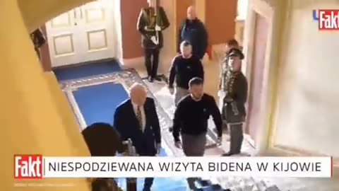 BIDEN'S SURPRISE VISIT TO KIEV AND MEDIA ACCIDENTALLY CATCHES ZELENSKY’S BODY DOUBLE ON CAMERA