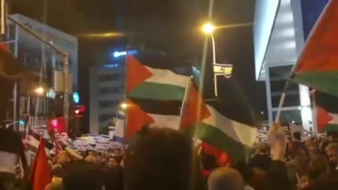 Right in the middle of the protests in Israel | See It? Another Soros funded color revolution