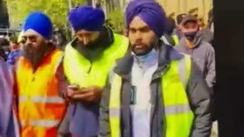 Indian Construction Workers That MSM Calls Far Right neo-Nazi's