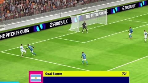 Argentina vs brazil best goal and skills