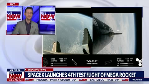 WATCH Starship launch_ SpaceX launches successful test flight #4 _ LiveNOW from FOX