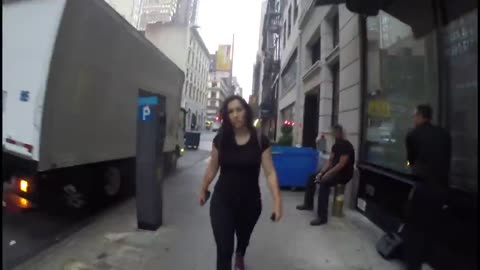 A Woman Being Hit On During a 10 Hour Walk in NYC