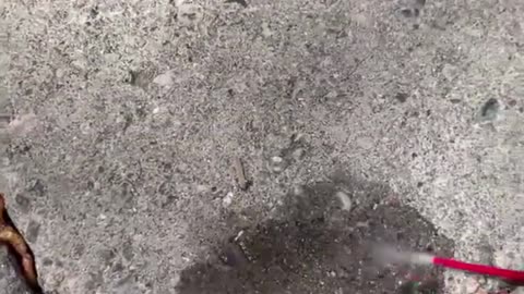 The easiest way to remove oil spots from driveways and any kind of concrete