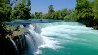 waterfall nature river relaxing