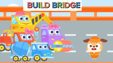 BUILD A BRIDGE USING HEAVY EQUIPMENT