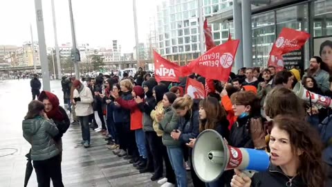 🇫🇷 Rally in front of the Paris Court to demand the release of the arrested protesters.