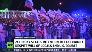 Zelensky claims intention to take Crimea despite locals' wishes and Washington’s doubts