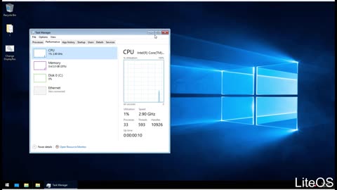 Windows 10 Pro 32bit 1709 - LiteOS MetroLess