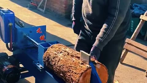 Chopping firewood firewood artifact 2055