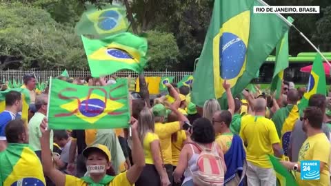 Las protestas bolsonaristas en Brasil continúan, aunque ahora con menor intensidad • FRANCE 24