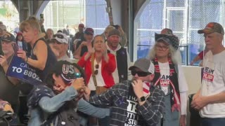 Feds Unmasked @ MAGA Rally Yesterday