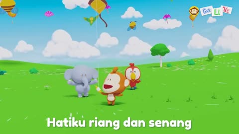 Indonesian children's song // title "layang-layang" (Title "kite")