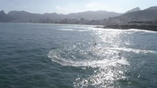 Surfing in Brazil, Mako jet board.