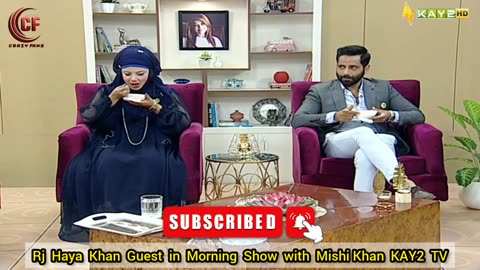 Rj Haya Khan Guest in Morning Show Part 02 Kay2 TV Pakistan