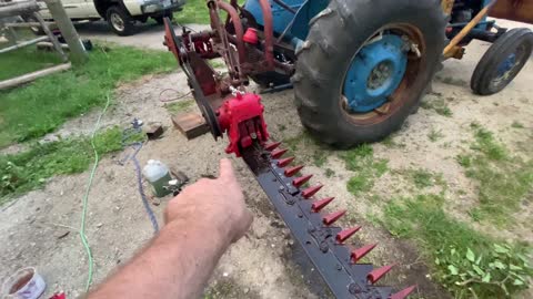 Rebuilt MF 31 sickle mower