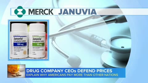 Drug company CEOs defend prices