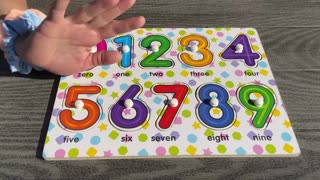 Toddler Learning Video. Learn Numbers, Counting and Spelling.