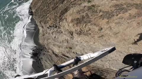 Two hikers who got stuck on a cliff near Point Bonita were airlifted off by a CHP helicopter
