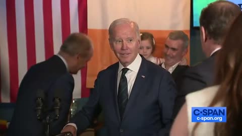 Confused Biden Malfunctions in Ireland, is Removed by Hunter