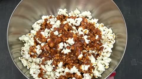 Caramel Popcorn recipe || Sweet popcorn