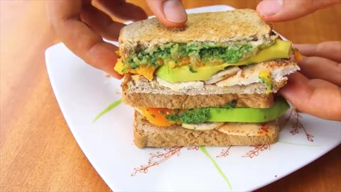 Nutritious Sandwiches 4 Ways ( Sweet & Savory )