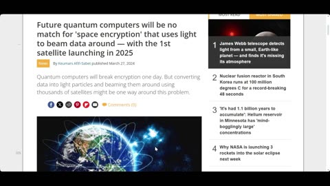 the possibilty of space encryption