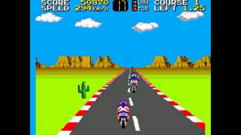 Hang-On (Master System) Gameplay