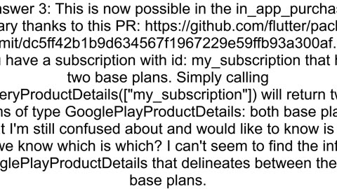 Flutter in_app_purchase Get all plans inside subscription