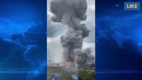 Shocking video from Ukraine:"Breaking News: Powerful Explosion Shakes Moscow, Injuries Reported"