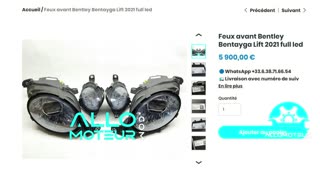 ALLOMOTEUR.COM - Feux avant Bentley Bentayga Lift 2021 full led