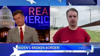 REAL AMERICA -- Dan Ball W/ Nick Sortor, The situation at the southern border