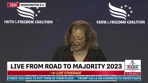 FULL SPEECH: Dr. Alveda King Faith and Freedom Coalition: Road to Majority Conference 6/23/23