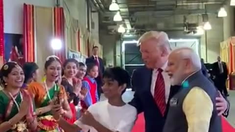 PM Modi & President Trump interacted