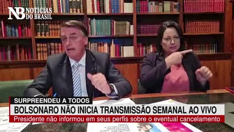 Bolsonaro surpreende e tradicional Live Semanal não é transmitida