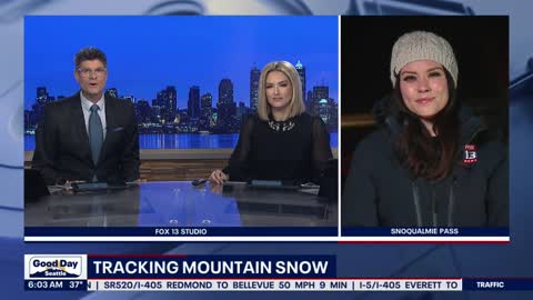 Tracking snow conditions at Snoqualmie Pass FOX 13 Seattle(1)